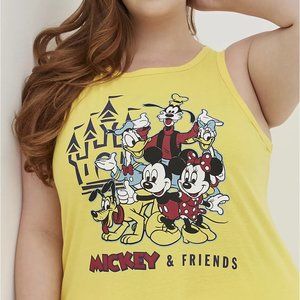 NWT TORRID TANK MINNIE MICKEY MOUSE TEE DISNEYWORLD 50TH ANNIVERSARY Plus Size